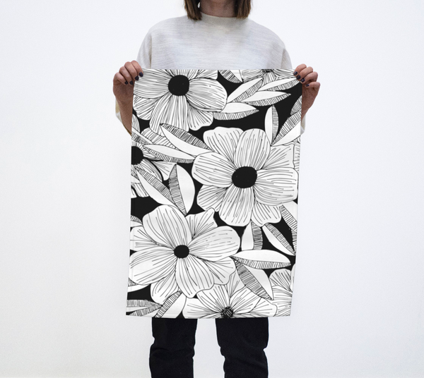 Floral Tea Towel